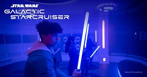 Learn the traditional art of wielding a lightsaber on the Star Wars: Galactic Starcruiser