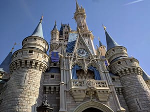 Cinderella Castle at Disney's Magic Kingdom on a beautiful day