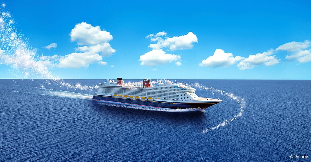 The Disney Wish sets sail in June 2022.