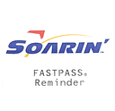 Fastpass paper ticket for Soarin' at Walt Disney World.
