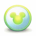 Mickey information icon. This symbol is frequently used to provide additional information to guests visiting Walt Disney World.
