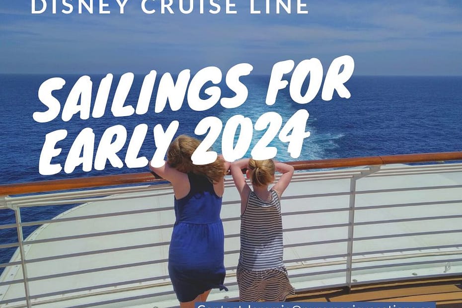 Disney Cruise Line Announces Itineraries for Early 2024