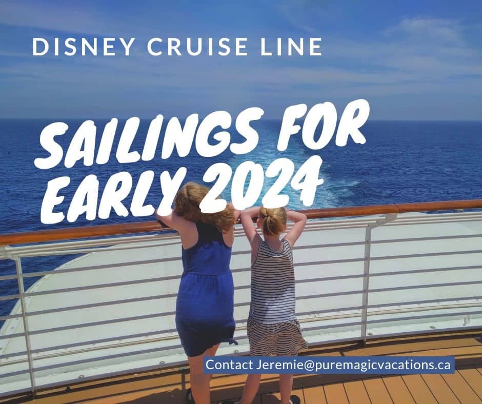 Disney Cruise Line Announces Itineraries for Early 2024